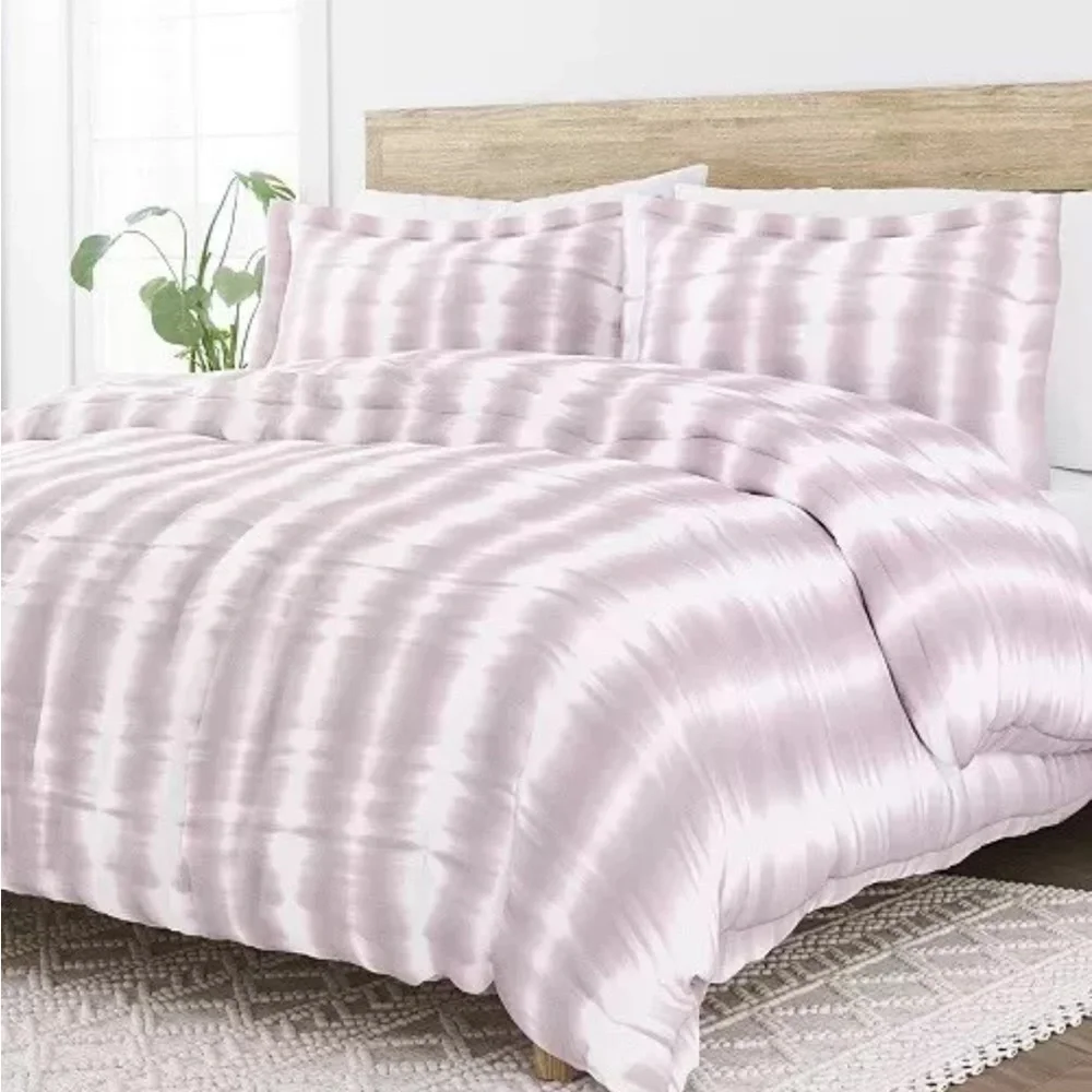 Elegant Lavender Duvet Cover Bedding Set Full/Queen